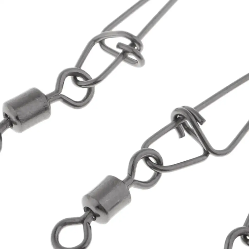 50pcs Cross Hook Line Connectors for Swivel Fishing Wheels, Catch Big Fish Fun