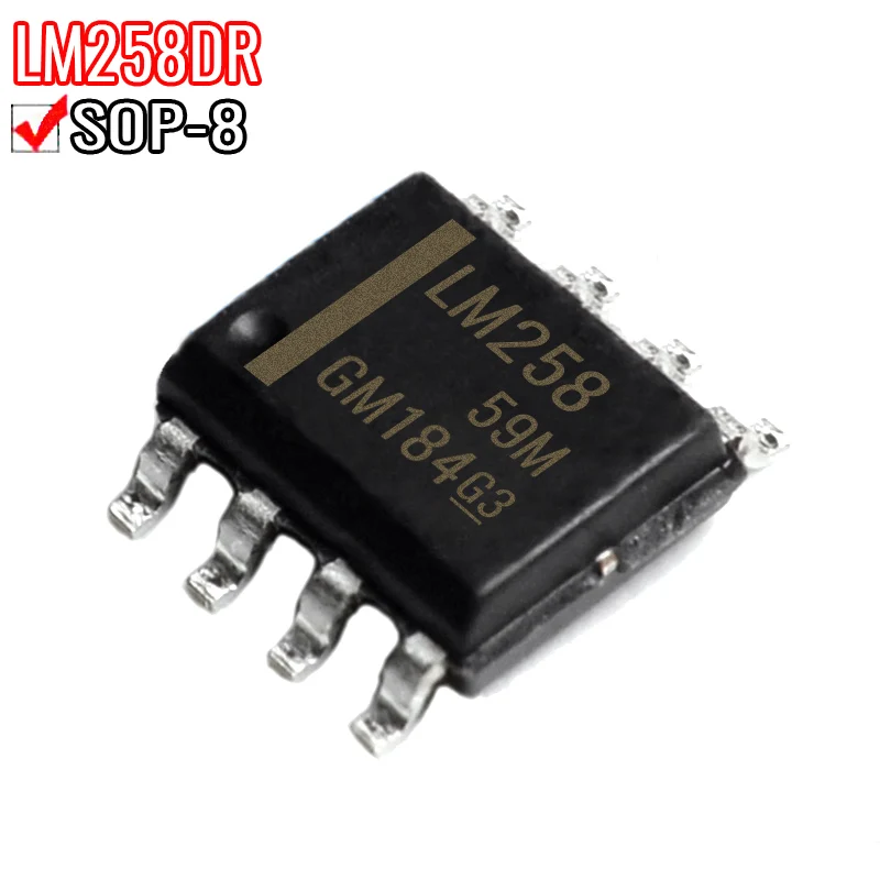 10PCS LM258DR LM293DR 293DR2G 311DR/M/MX 331M/DR 358DR 386M/MX 386M-1/MX-1 393DR/M 393DR2G 2903DR 2903DT 2904DR LM2904  SOP-8