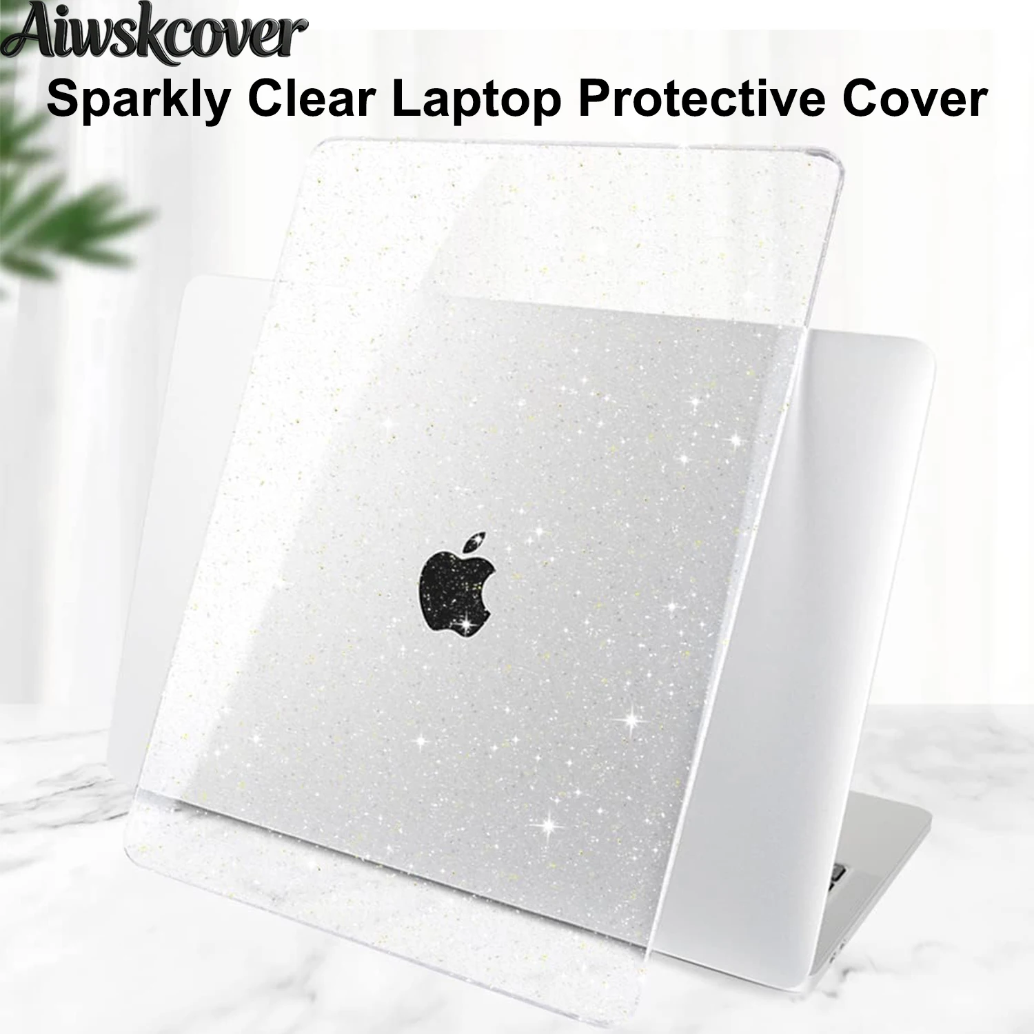 Sparkly Clear Case For MacBook Air 13.6 inch M5 2026-2022 Release M4 M3 M2 A3449 A3240 A3113 A2681, For MacBook Air/Pro M5 Chip