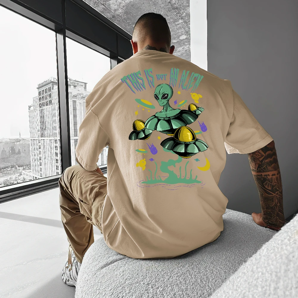 Men's Oversized Alien T-shirt 