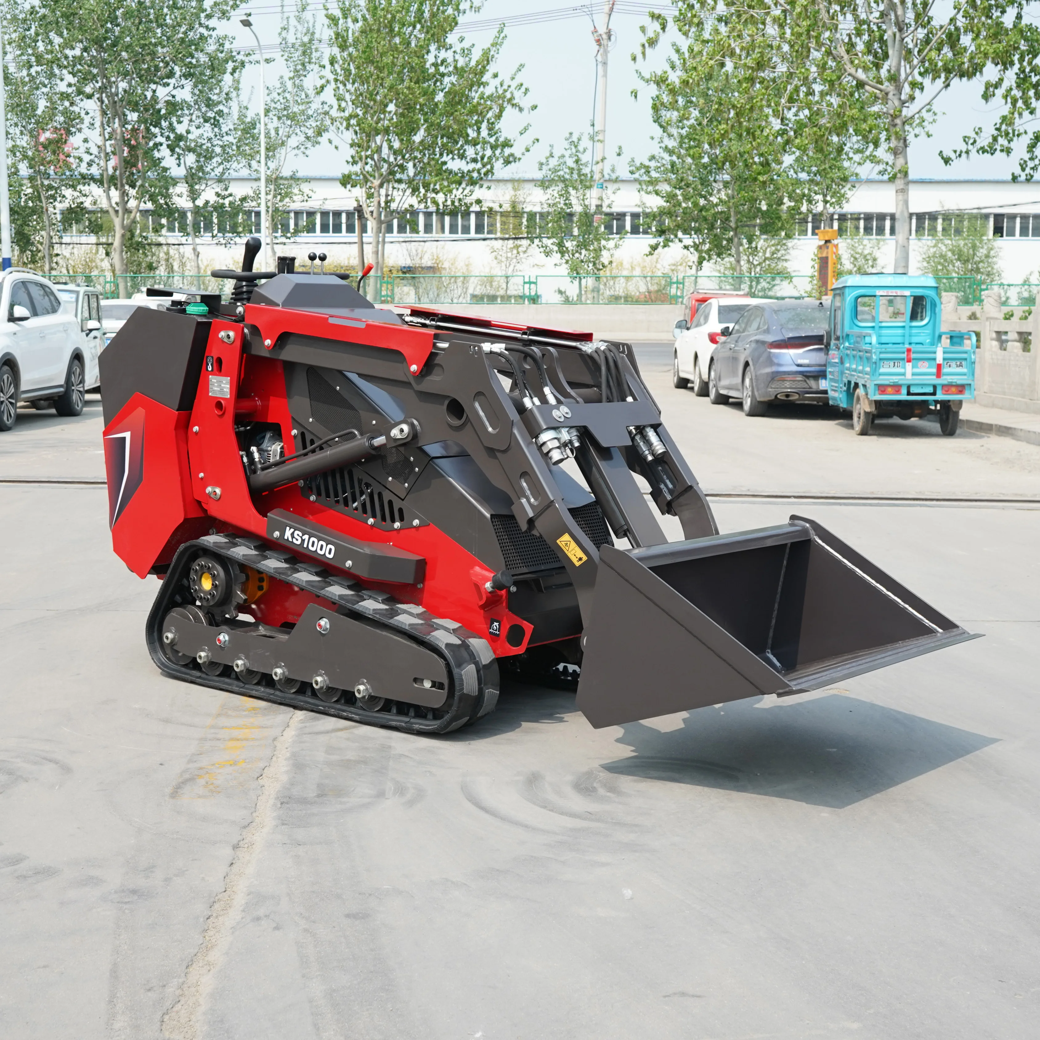 25hp Mini Skid Steer Stand On Skid Steer Skid Steer Loader