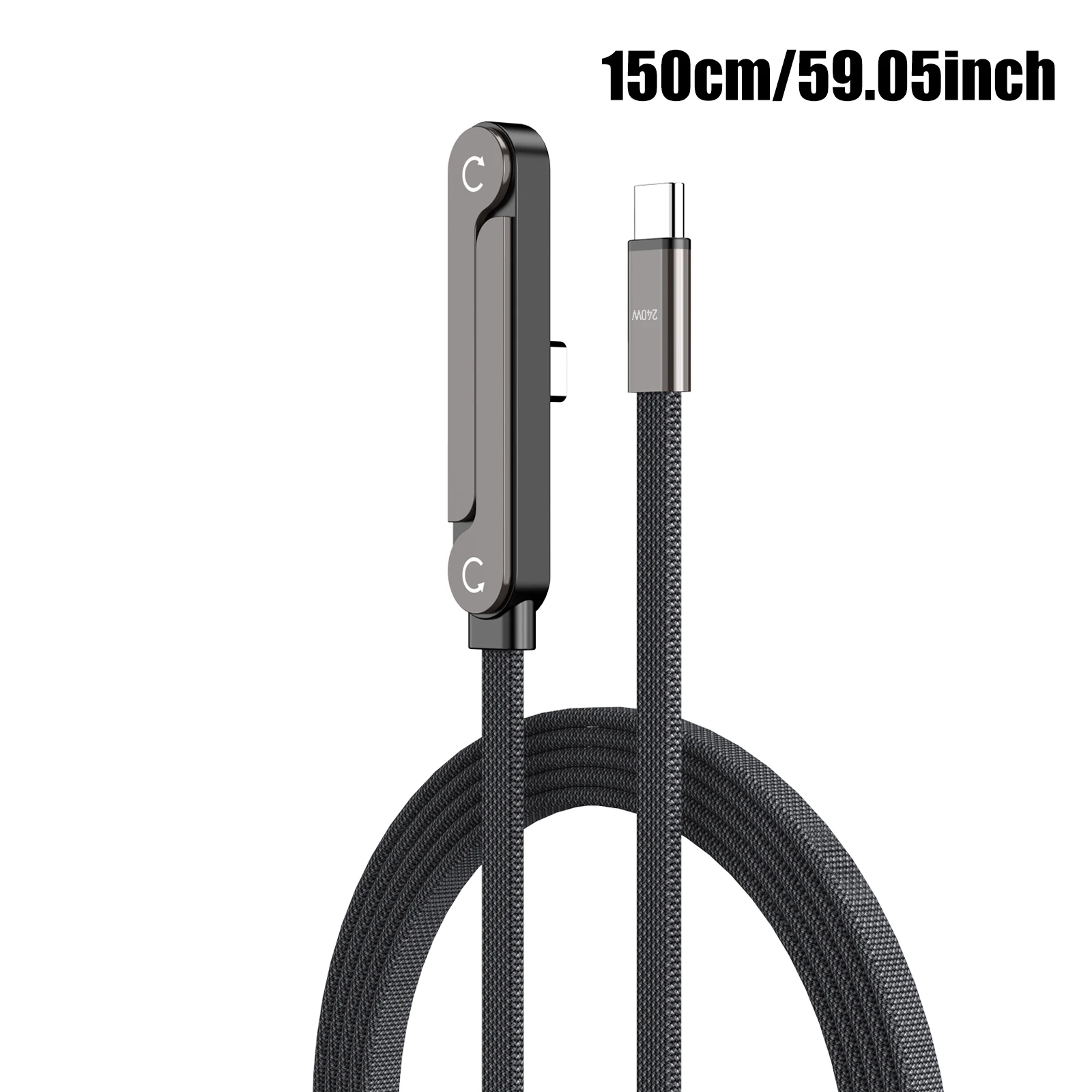 240W USB to Type-C Charger Charging Cable C Kick Cable Stand With Invisible Support Foldable Phone Holder Charge Wire Bracket