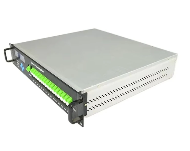 

2025 hot sale 20-30dB Gain DWDM Optical Fiber Amplifier EDFA Pre-Amplifier 22dBm Output