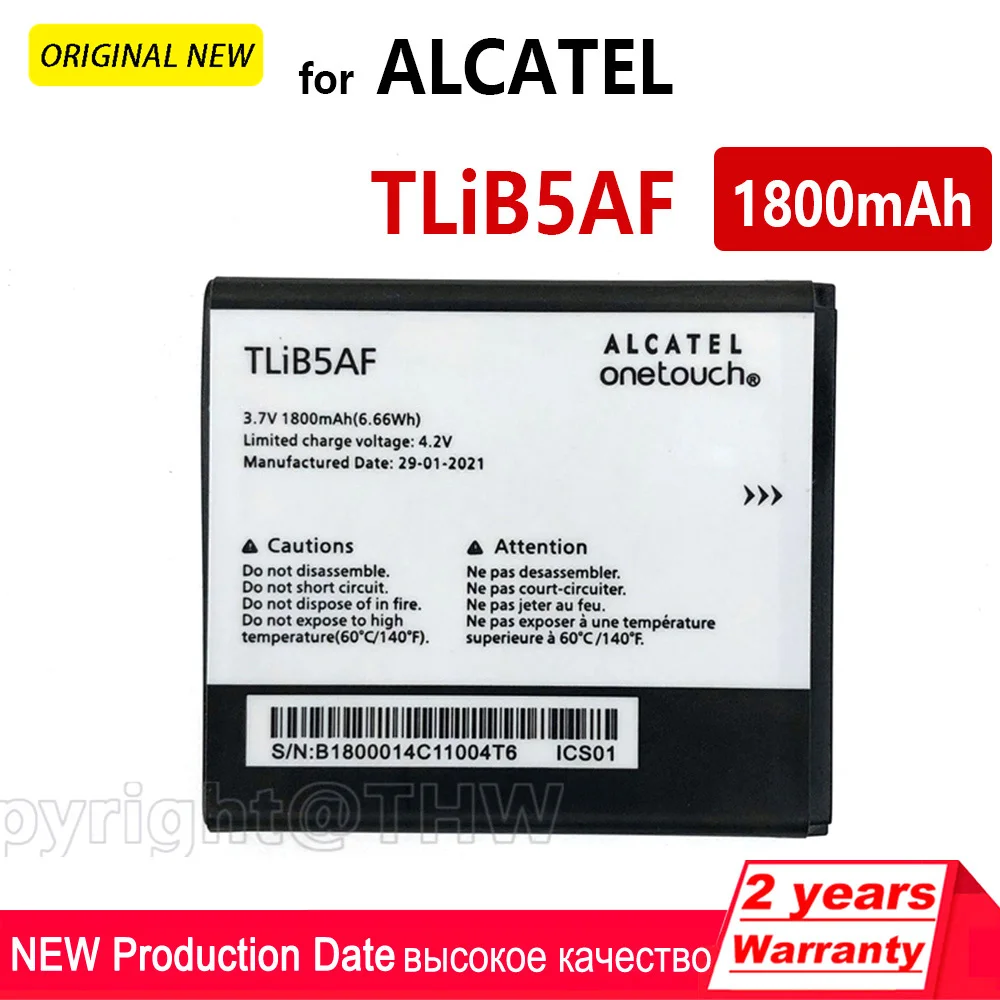 Original New Replacement Battery For ALCATEL TLi009AA TLi028C7 TLi019D7 CAB0400000C1 CAB31L0000C2 CAB22B0000C1 TLiB5AF Batteria