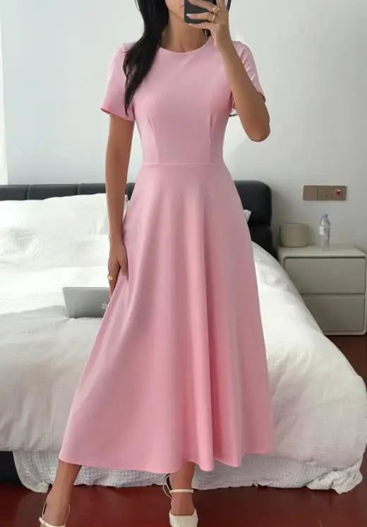 

Women's Dress 2025 Latest Autumn/winter New Women's Fashion Elegant Style High End Short Sleeved Long Sleeved Dress Women's Wear