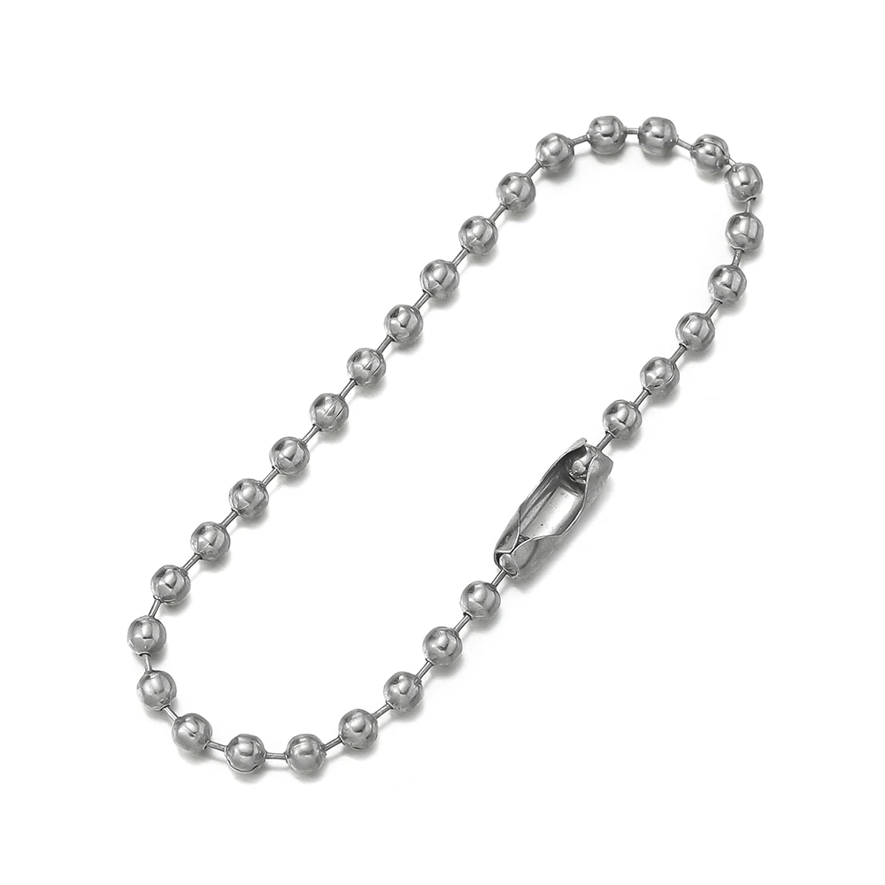 50pcs Ball Bead Chains for DIY Jewelry Making Accessories