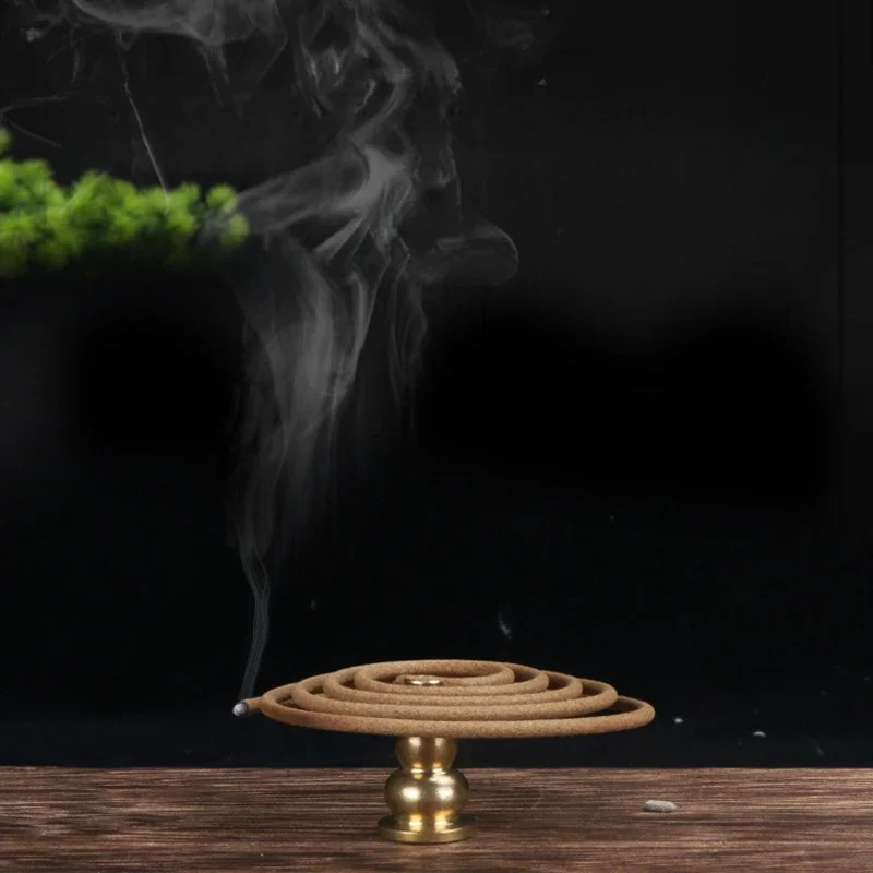 Y 48 Plate Natural Sandalwood Wormwood Coil Incense Household Aromatherapy Buddha Yoga Indoor Smell Burning Home Fragrance