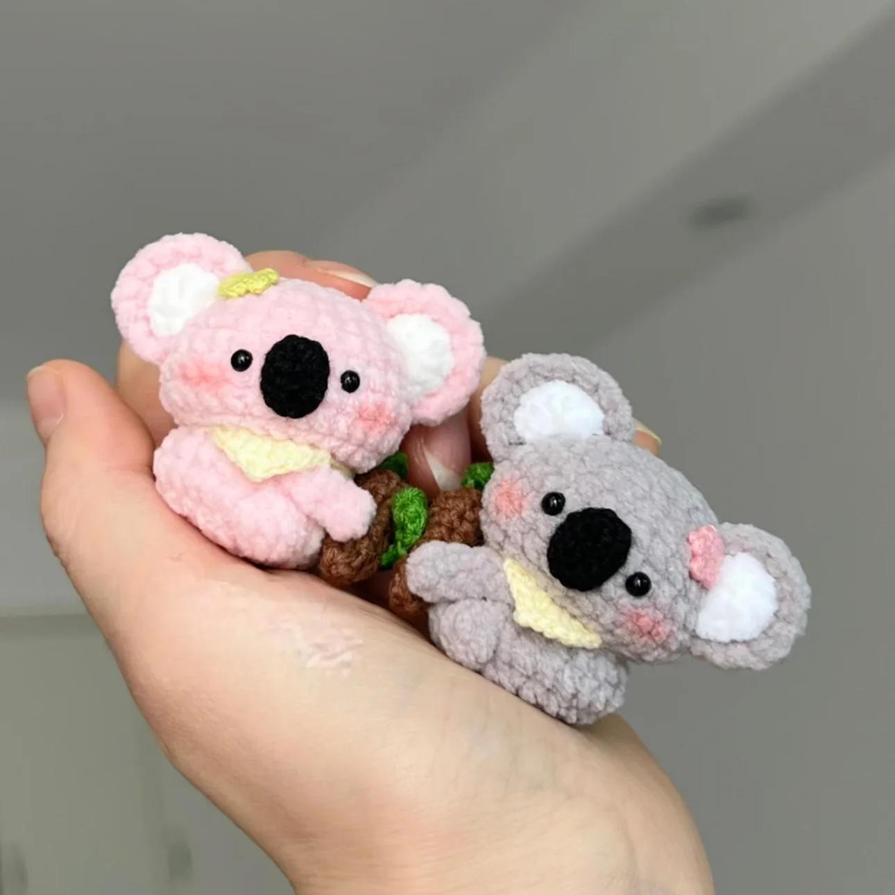 kit-de-materiais-para-trico-artesanal-diy-boneco-coala-urso-amigo-da-Arvore-presente-chaveiro-kit-de-artesanato-fio-de