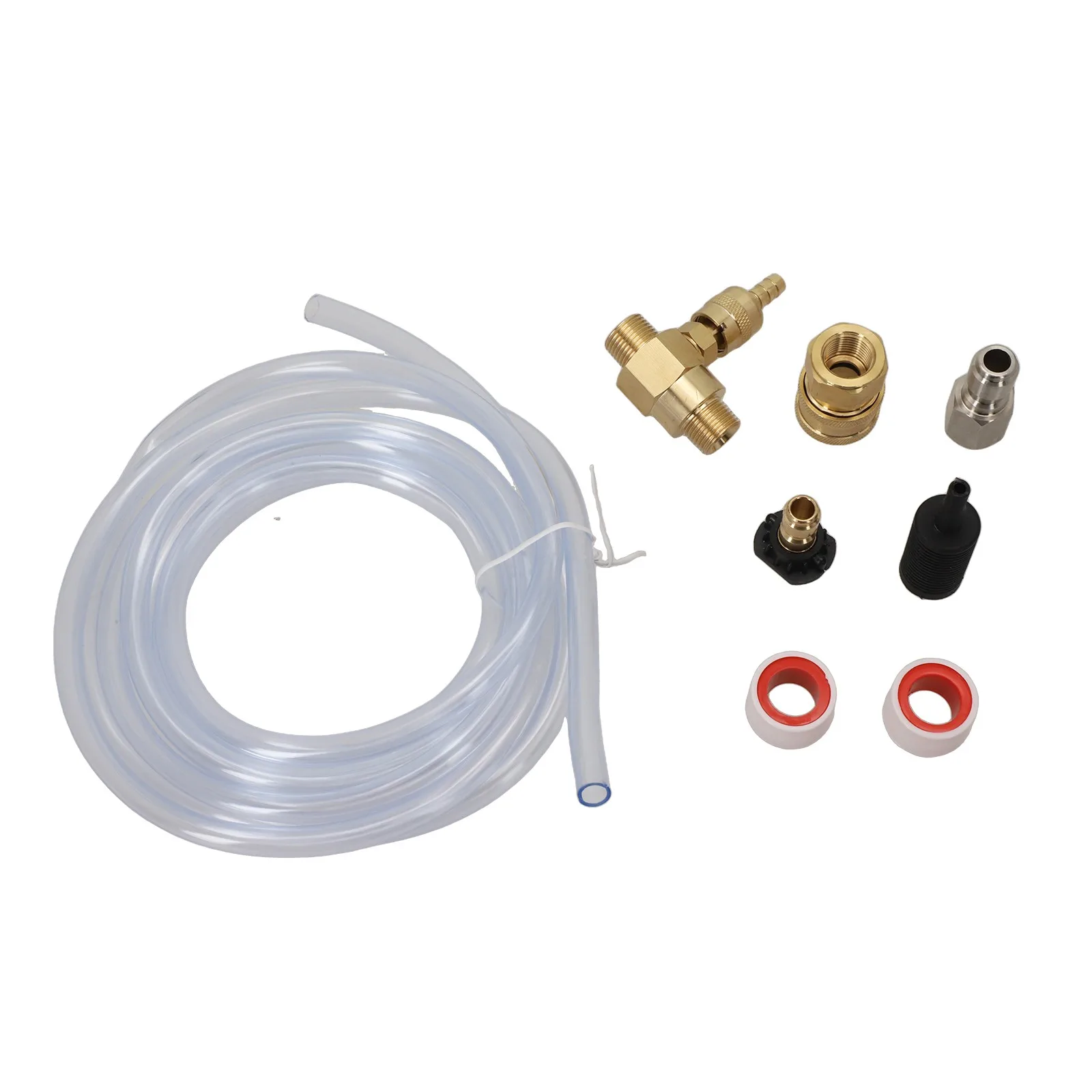 

Муфта Сифонный шланг 10-футовая трубка 2GPM 3/8\\\" 3/8\\\\\" Горячая и холодная вода Практичные мойки под давлением Быстрый разъем