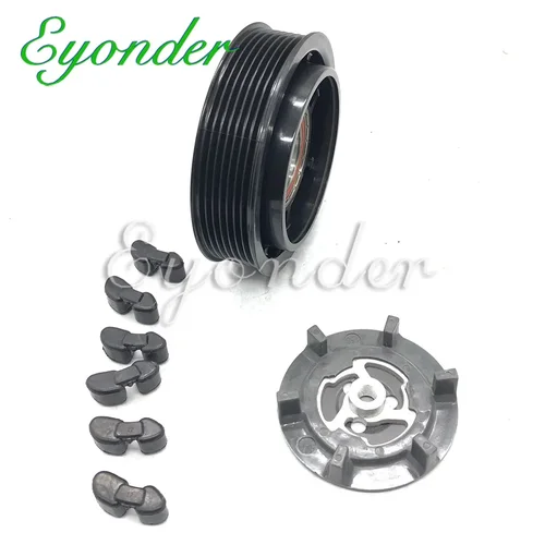 Polea de embrague de compresor AC A/C 6SEL14C para RENAULT SCENIC 3 1.9DCI MEGANE 3 1.9 DCI 2.0 8200956574 7711497391 4471500010