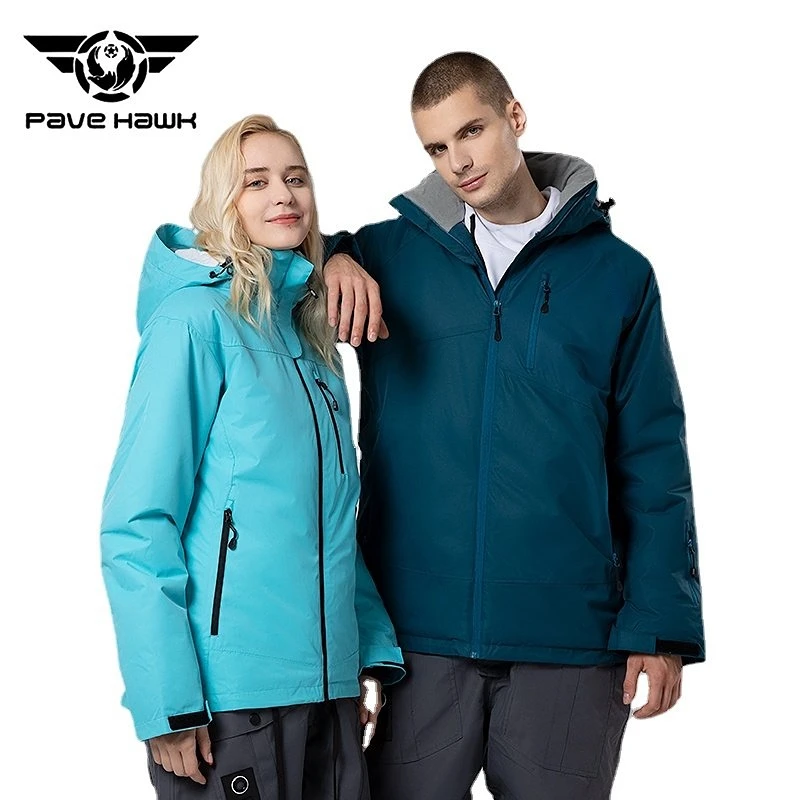 Veste de Ski imperméable pour homme et femme, combinaison d'extérieur, coupe-vent, résistante à l'usure, vêtement de Couple