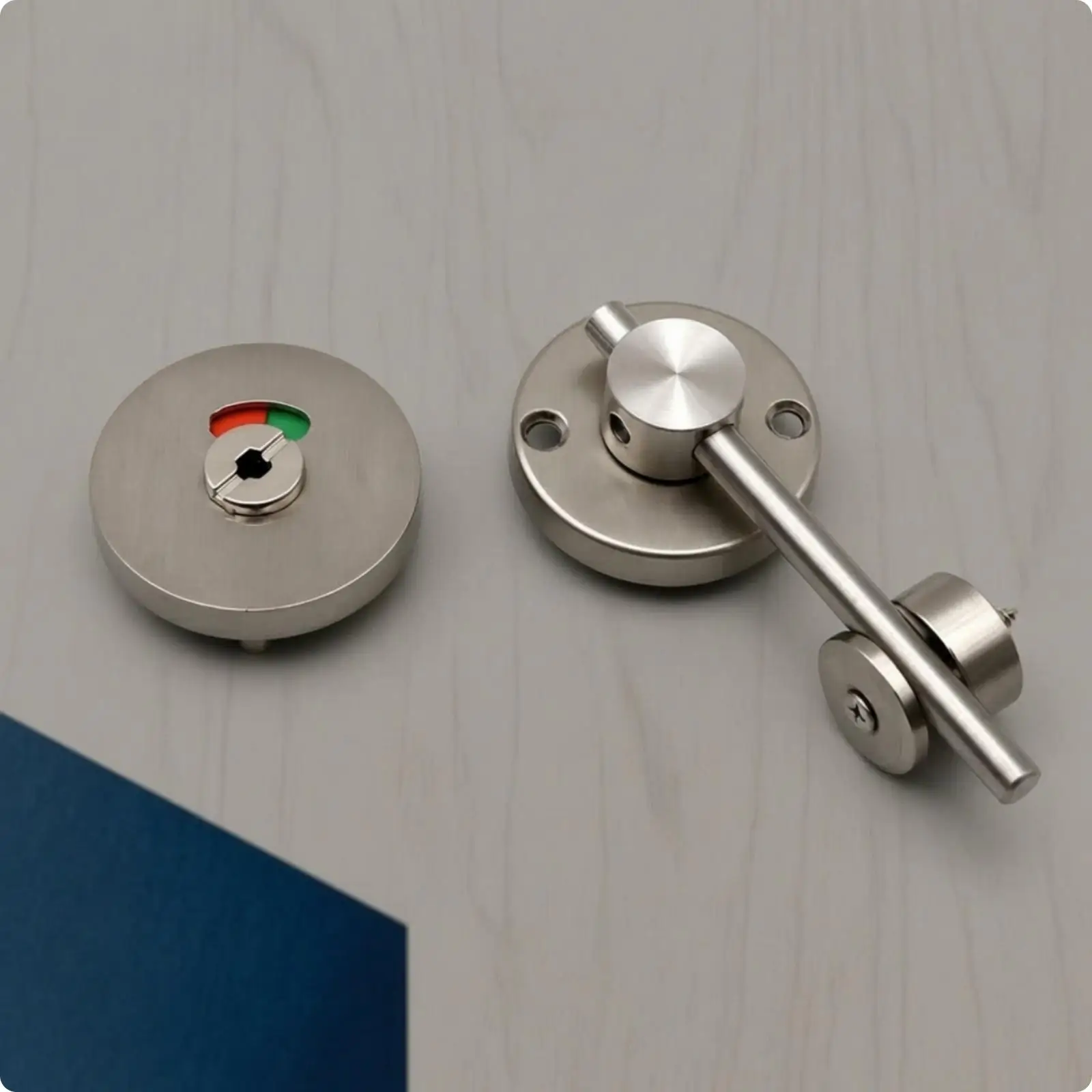 Restroom Partition Door Indicator Lock Commercial Grade for Public Restrooms