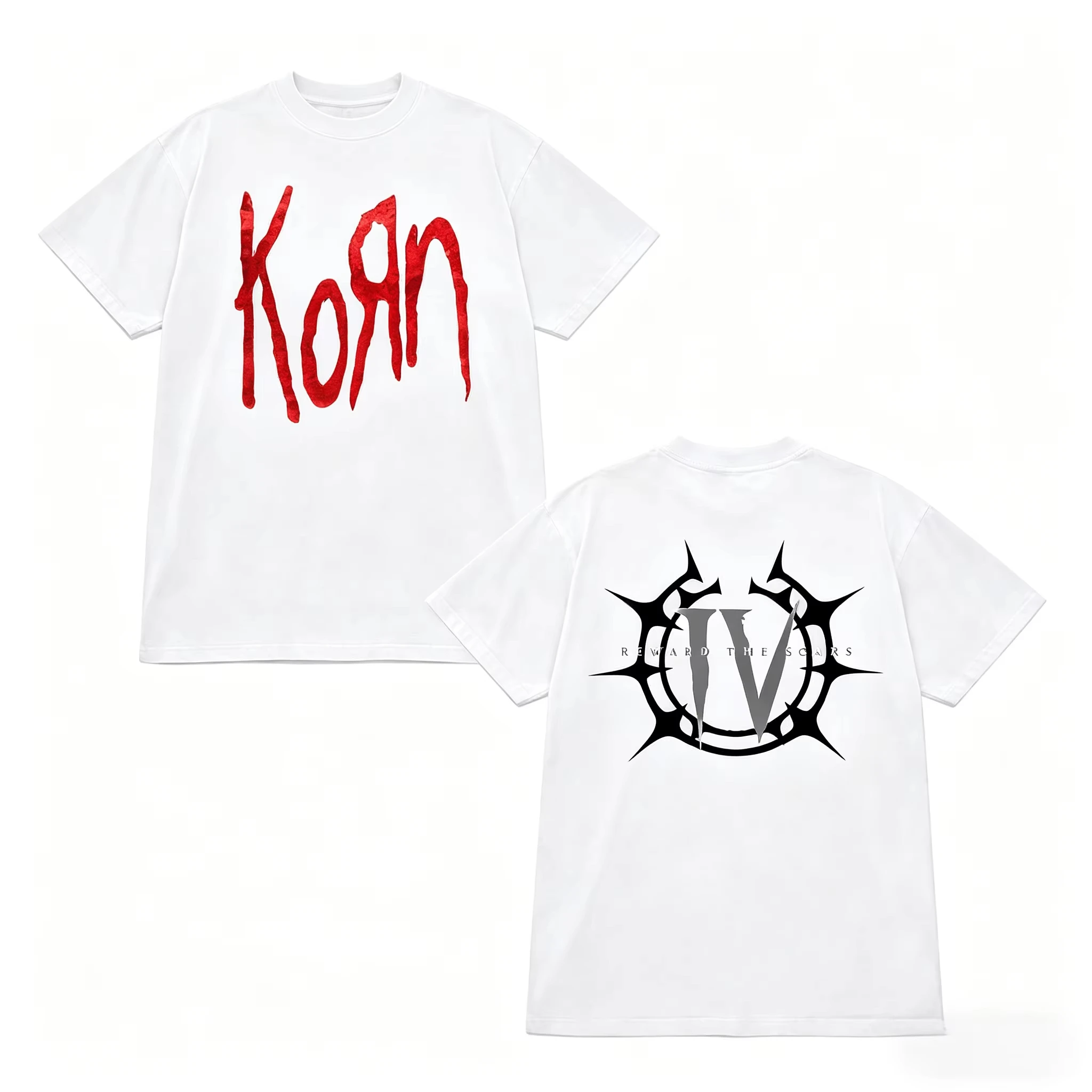 2026 Summer Korn Band Reward The Scars Merch Cotton Unisex Popular Casual Women And Men Comfortable T-Shirt