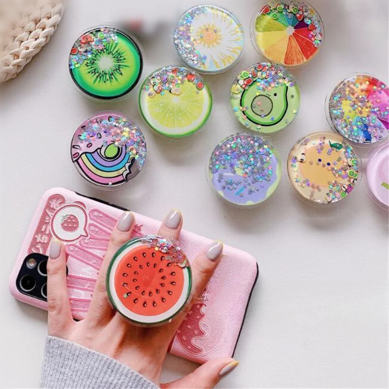 

Держатель-подставка для смартфона в виде фруктов и радуги