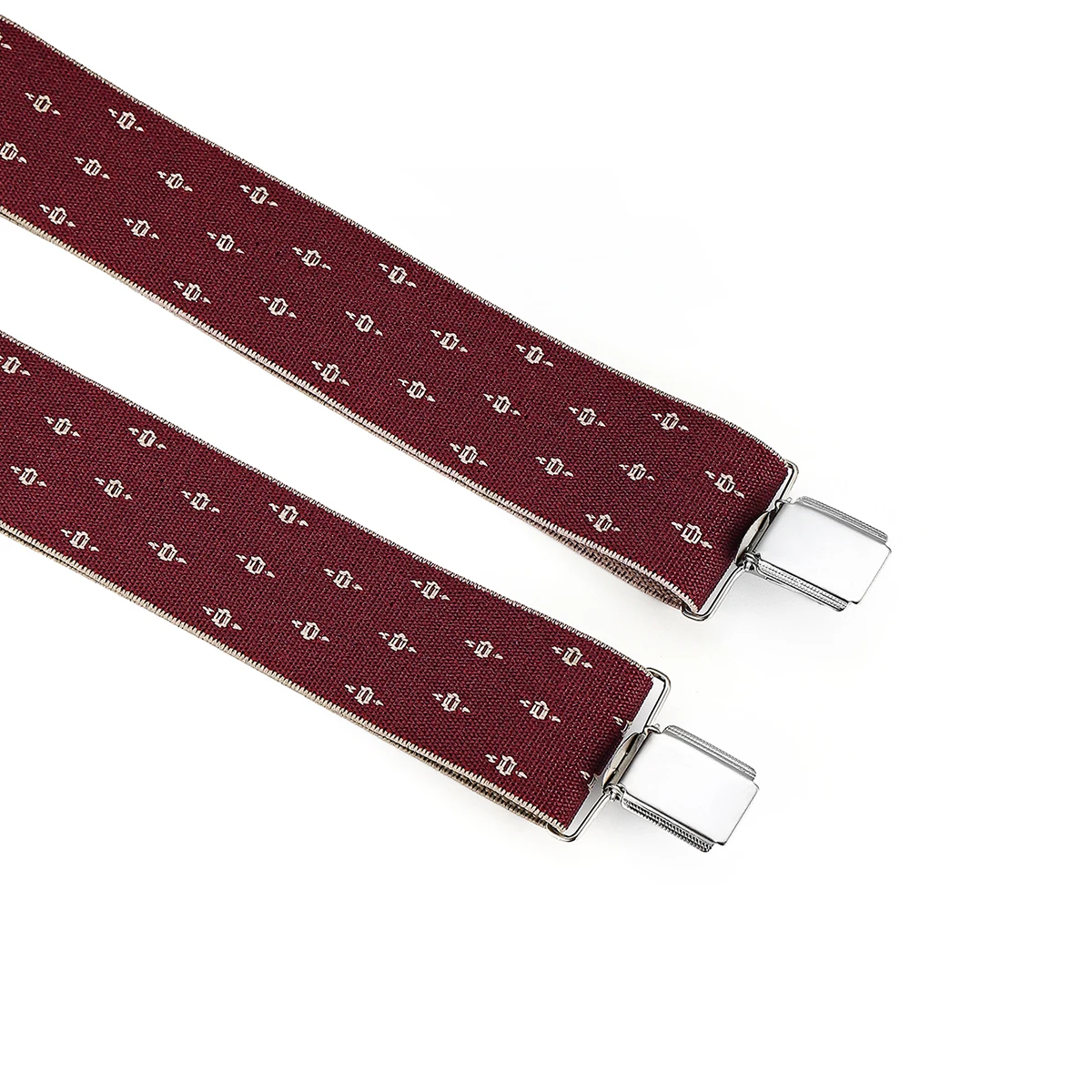 High-End Men's Suspenders กางเกงผู้ชาย Suspenders Yuppie ชายเสื้อฝรั่งเศส Suspenders คลิป Suspenders ยืดหยุ่น