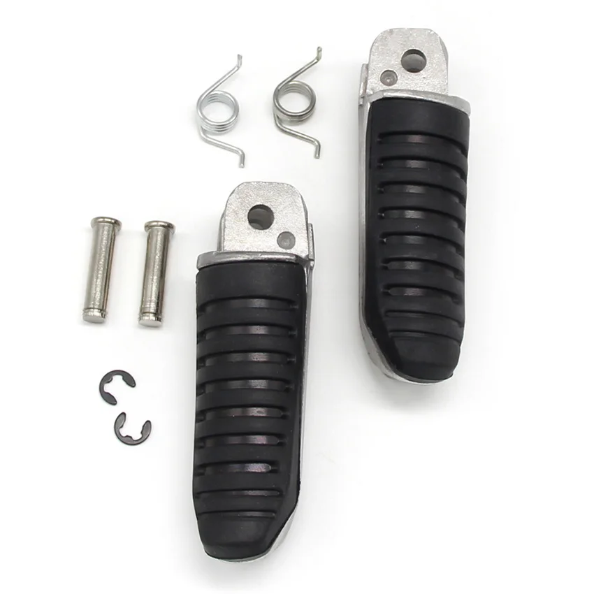 Front Foot Pegs For Suzuki GSF1200 GSF600 Bandit GSXR1100 GSX750 Katana RF600 RF900 Motorcycle Footrest Kit Classic Street Bike