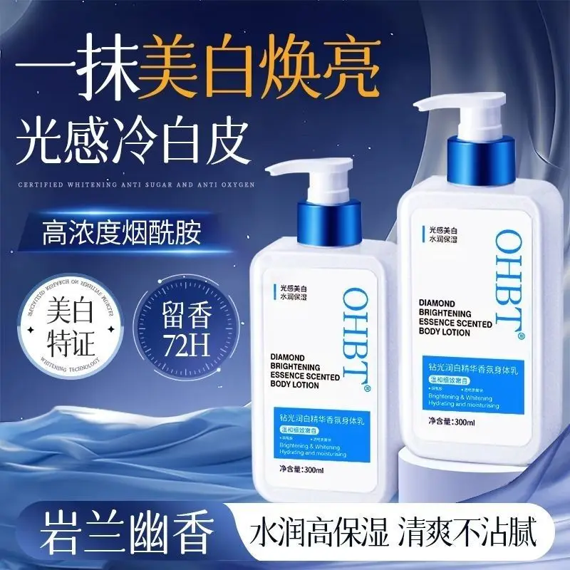 OHBT Exfoliating Body Lotion 8.5% AHA + BHA, Keratosis Pills Skin Smoothing Cream, Deep Hydrating Moisturizer, Fade Dark Spots