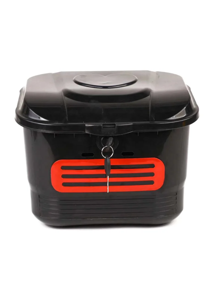 AliExpress NONE Outdoor Riding With Lock Basket Bicycle Storage Basket Electric Scooter And Bicycle Front Basket