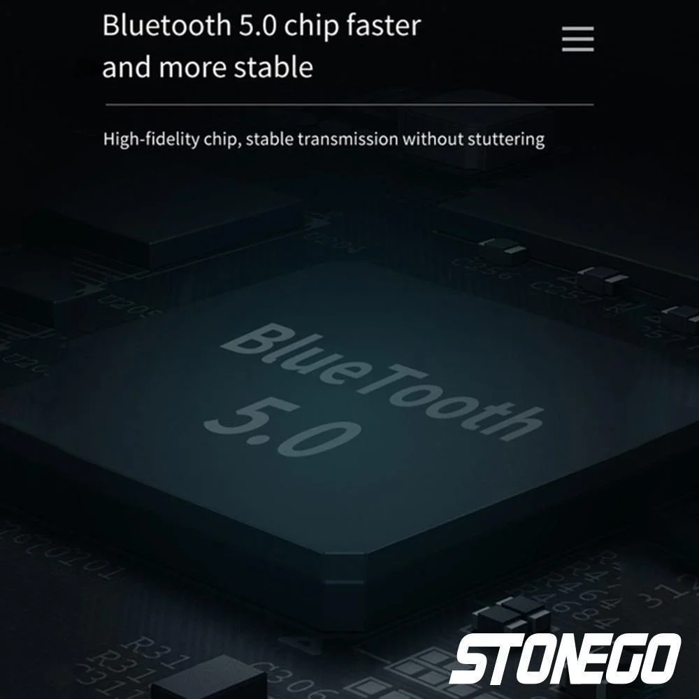 STONEGO Bluetooth 5.0 アダプタ USB Bluetooth レシーバートランスミッター車の PC TV HD オーディオワイヤレスアダプター