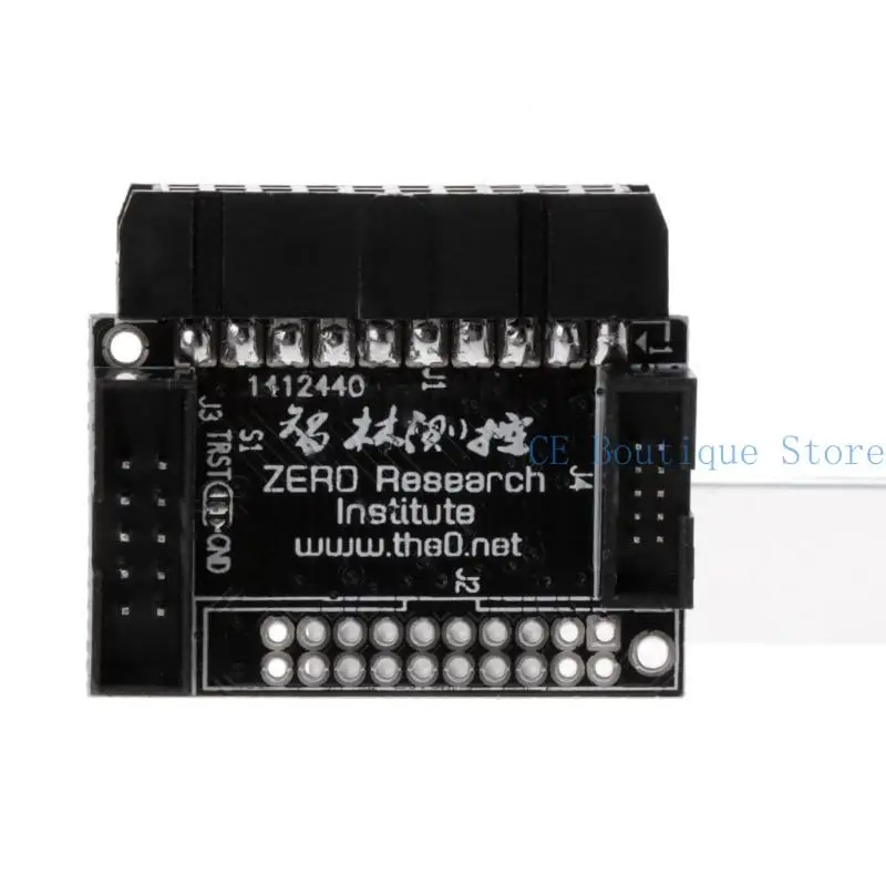 Professional 20-pin 2.54 JTAG to 10-pin 2.0mm & 1.27mm SWD Adapter Board Durable