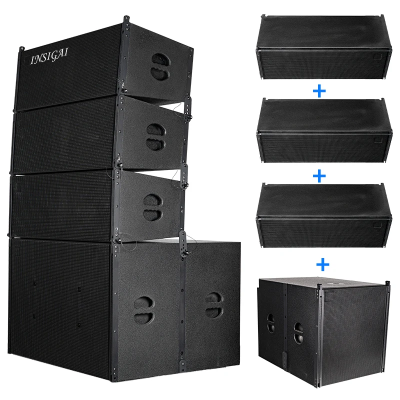 

Factory Price Dual 12 Inch Professional Active Passive Profesional Equipo De Sonido Para Eventos Line Array Speaker System