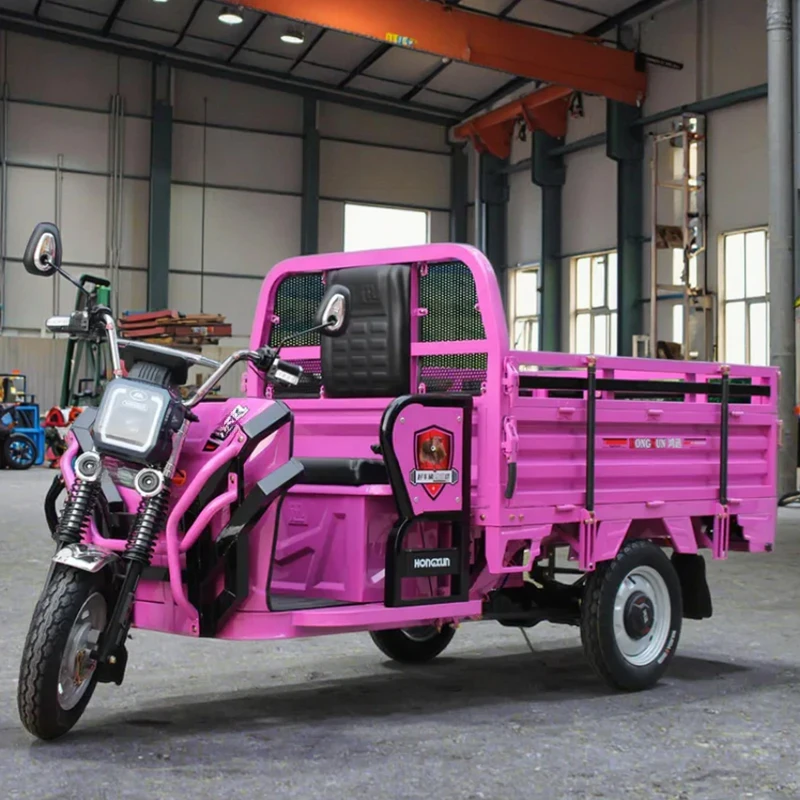 

Heavy-Duty Single Electric Tricycle with Large Capacity Battery 1000W/1200W/1500W for Freight and Passenger Use