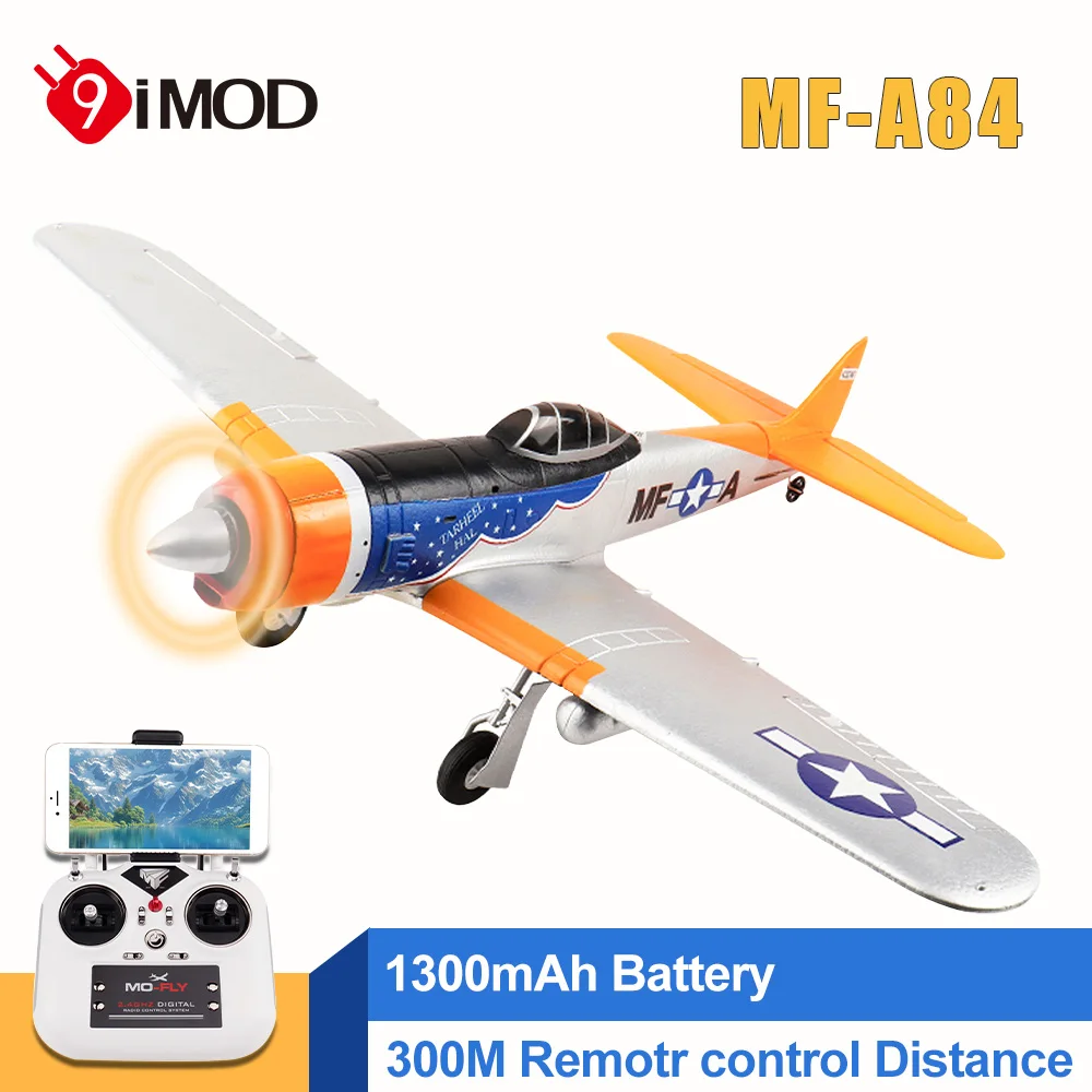 9IMOD RC Plane MF-A84 Fixed-wing Aircraft 10CH 25min flight One-key Aerobatic EPP Brushless Optional Camera Remote Control