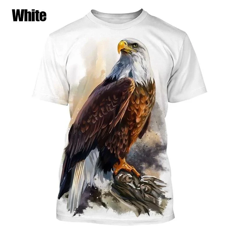 

Cool Eagle 3d Print T-shirt Men's Clothing Outdoor Casual Short Sleeve T Shirt Harajuku Fashion Summer Trend Oversized Tees Tops