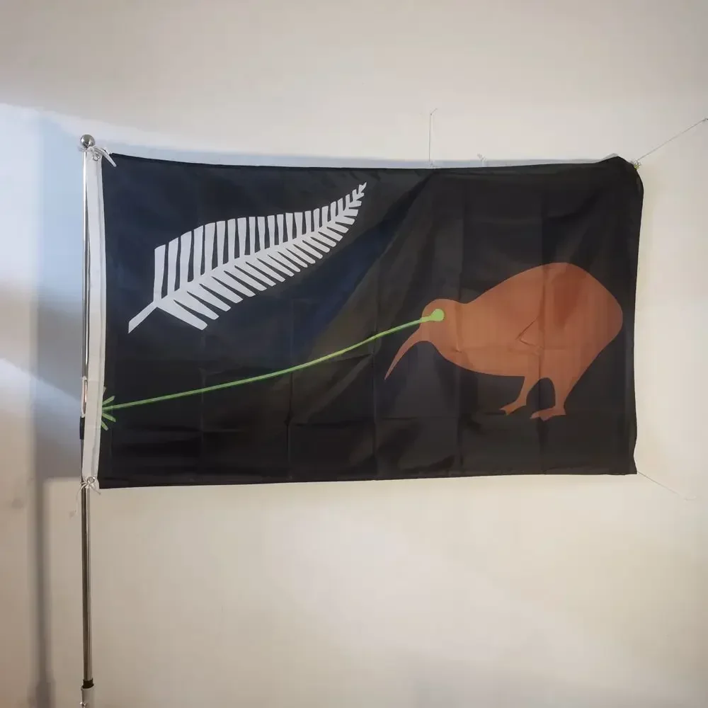 Drapeau de la Nouvelle-Zélande 2x3ft 3x5ft en polyester de qualité supérieure, bannière d'extérieur pour la fierté nationale, design durable, décoration murale pour la maison et le jardin