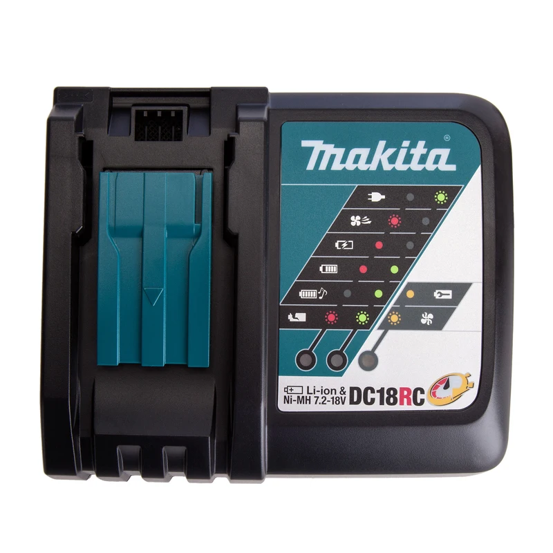 Makita Original Charger DC18RC 18V LXT Lithium-Ion Rapid Optimum Fast Charger Input Voltage 220V