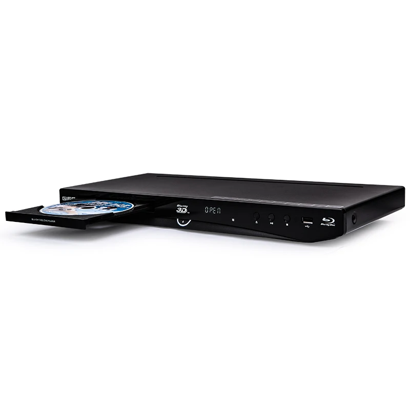 GIEC G4305 Blu ray Player DVD VCD BD Player Portable Support 3D DTS Decoding 1080P HD 7.1 Channel Full Area Free