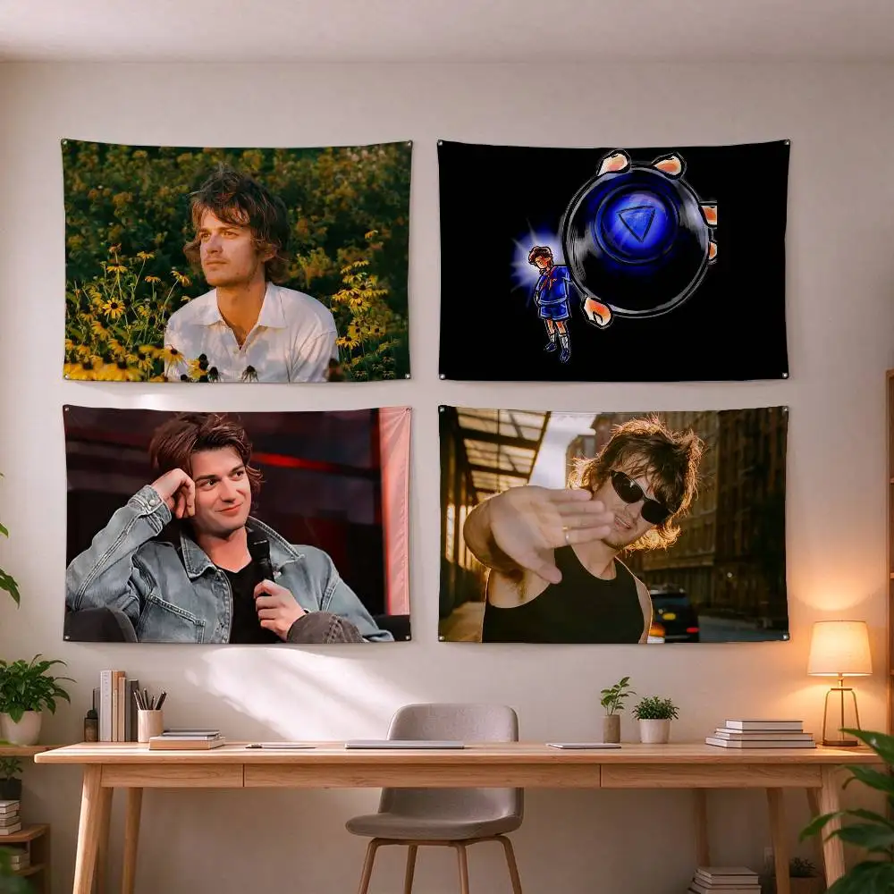 Actor DJO Joe Keery  Flag Suitable For Party Club Outdoor Interior Wall Decoration Banner Fans Gift
