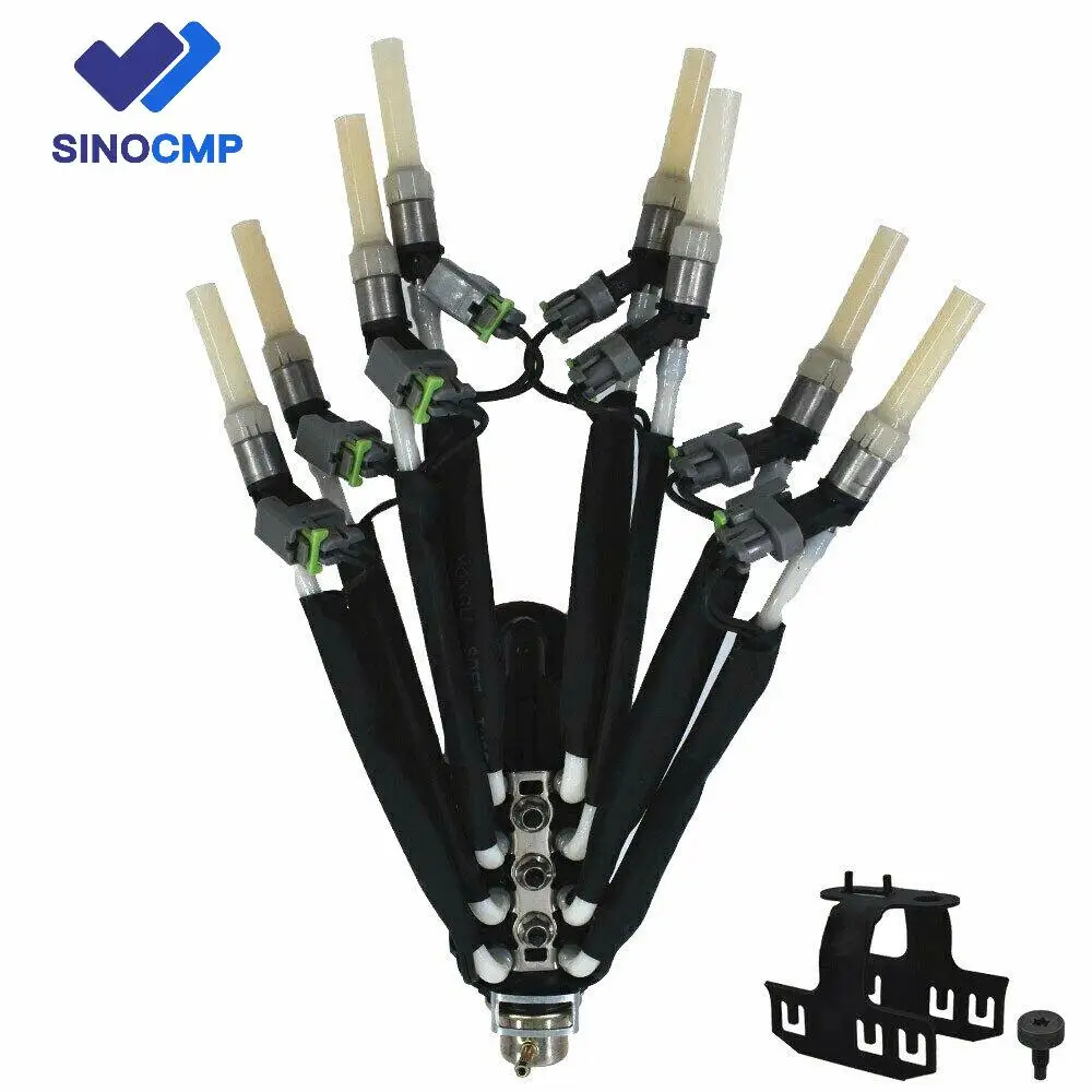 

89060440 25340347 4G1888 8 Cylinder Fuel Spider Injector FJ504 For GMC Cadillac Escalade Chevy CK Pickup Express Suburban Tahoe