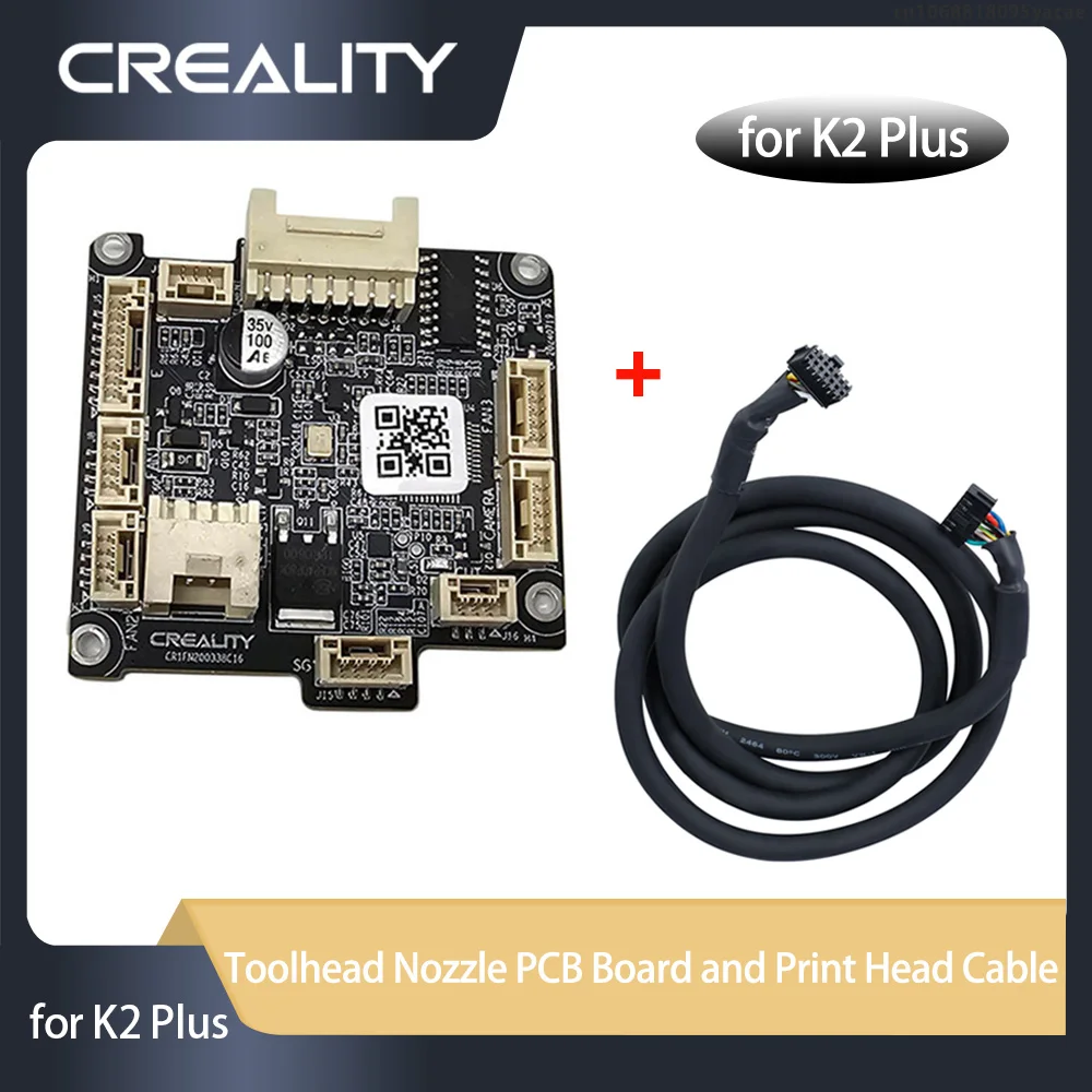 

Сменная головка инструмента Creality K2 Plus, насадка для печатной платы, насадка для печатной платы и кабель печатающей головки Creality K2 Plus, 1 шт., детали 3d-принтера