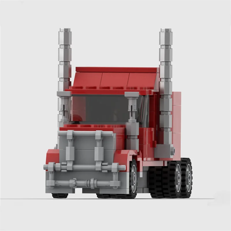 City Car Model MOC Building Bricks Heavy-Duty Traction Truck Modular Technology Children Holiday Gifts Assemble Toys Suit