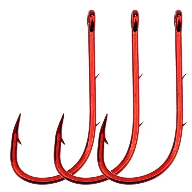 Original Mustad Fishing Hooks Double Barbed Hooks for Live Bait Casting Fishing 92668 High Carbon Steel Hook Eel Fish Hook Pesca