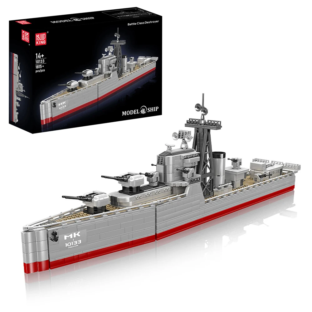 

Конструктор Mould King 10133 «Боевой корабль», 1815 деталей, продвинутый набор MOC-блоков для взрослых коллекционеров и подростков, отличный подарок