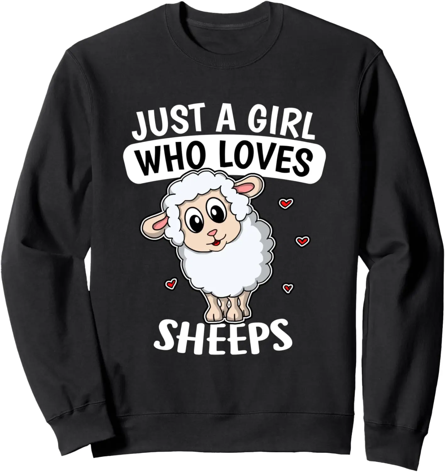 

Просто девочка, которая любит овцы, милый костюм овцы, толстовка