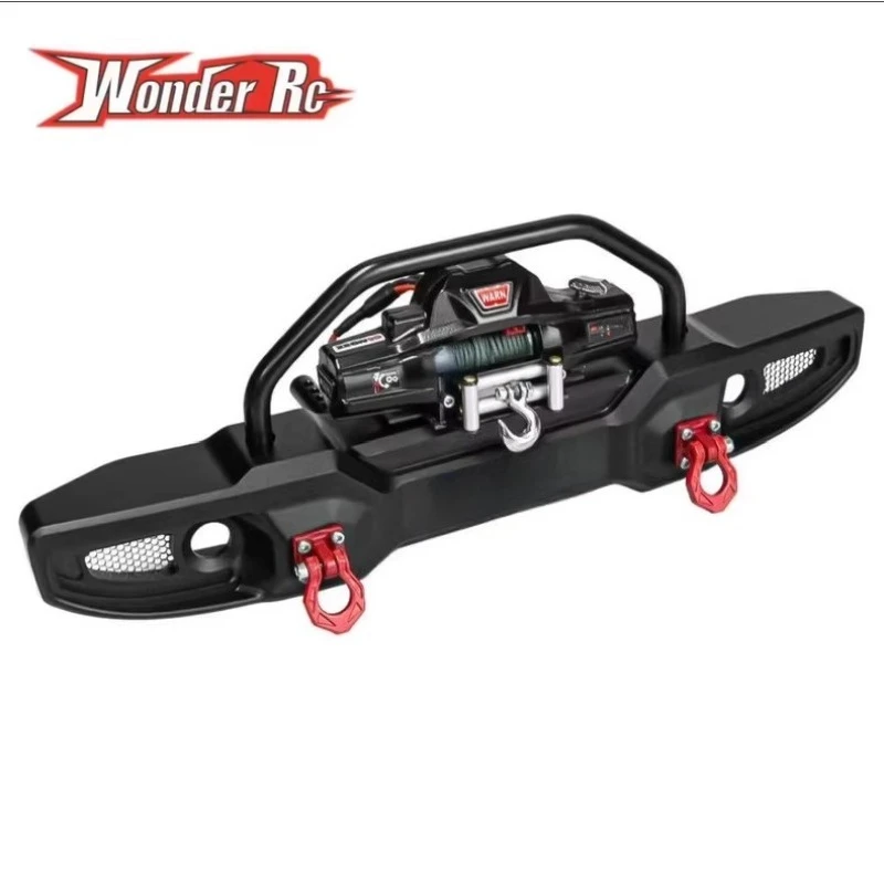 Metal Front Bumper CNC One-Piece for RLAARLO JK07/MK07 CK5811 RC Crawler - Heavy Duty Direct Fit RC Car upgrade accessories
