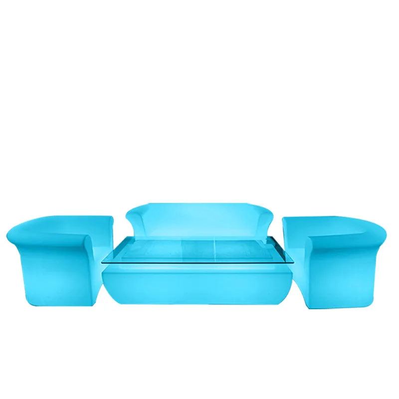 Sofa KTV Bar Nightclub Club Home LED Colorful Luminous Color Changing Sofa Chair