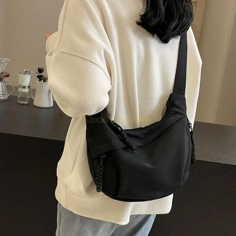 

X90D Solid Color Dumplings Bag for Women Crossbody Bag Large Capacity Shoulder Bag