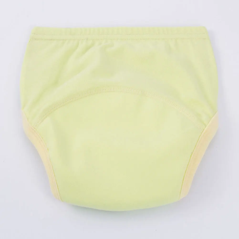

3 шт., детские тренировочные штаны из чистого хлопка, дышащие, толстые, впитывающие талии, эластичные, мягкие, подгузники, удобный чехол для младенцев