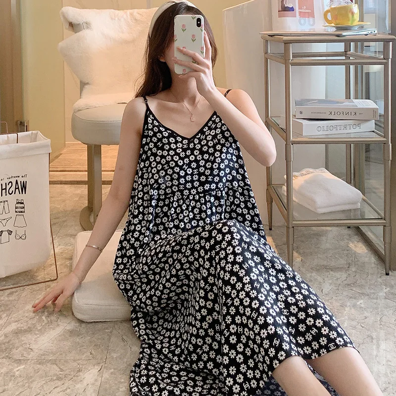 Night Wears For Women  Summer  Dress  Sexy Sleepwear Ladies Nightdress