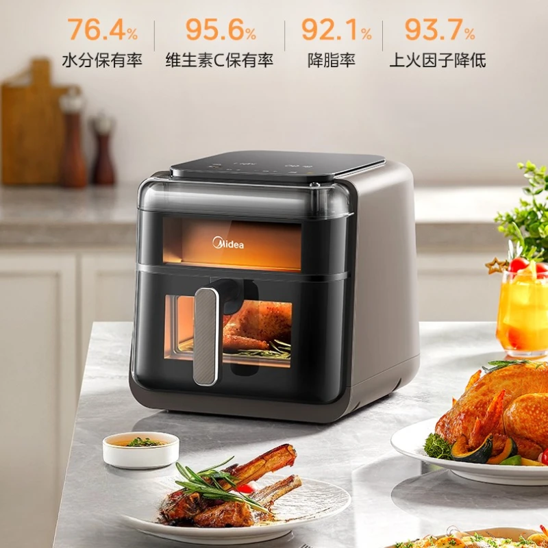 فرن بخاري للمقلاة الهوائية الجديدة، فرن بخاري ذو سعة كبيرة، فرن منزلي جديد