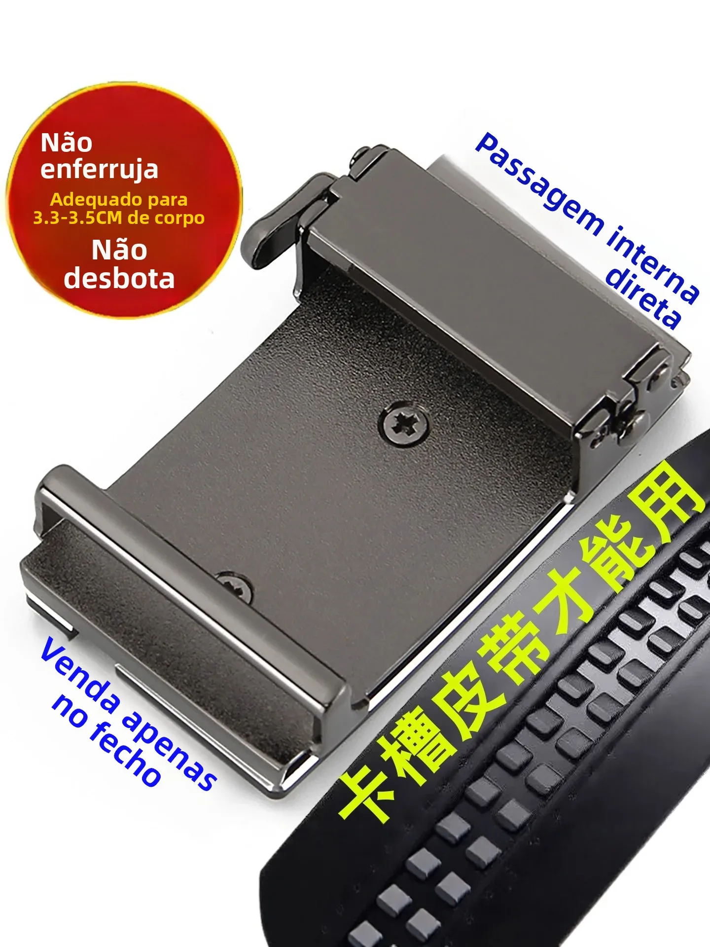 automatic-buckle-interior-wear-men's-belt-buckle-35cm-interior-waist-head-card-buckle-screw-in-zinc-alloy-for-wide-35cm-card