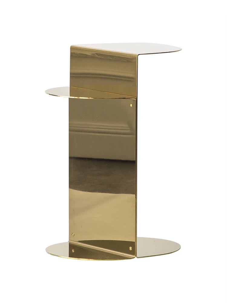 

Yy Metal Stainless Steel Side Table Modern Minimalist Living Room Corner Table Small Coffee Table Gold