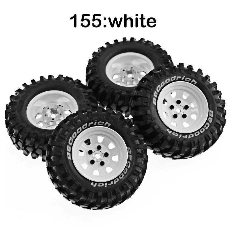 

RC 98mm diameter adapter 12mm Rubber Tires Beadlock Wheels Rims for ZP1001 1002 1003 1004 1005 1006 1007 1008 1009 1010