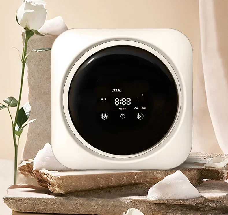 

Hot Sales3kg Mini Washing Machine Intelligent Roller Washing And Drying Integrated Wall Hanging Washing Machine