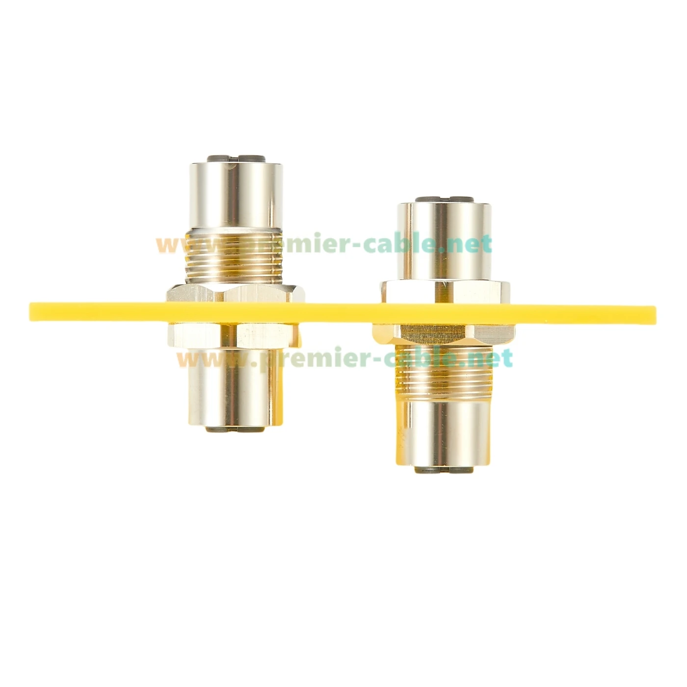 M12 A رمز 5Pin أنثى إلى أنثى مقرنة محول لوحة جبل IP67 محمية الحاجز التغذية موصل دائري صناعي