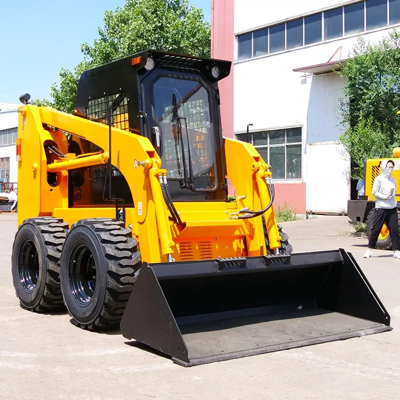 Factory Price Multi Attach Easy Matching tracked large skid steer loader new wheel skid steer loader 4 ton
